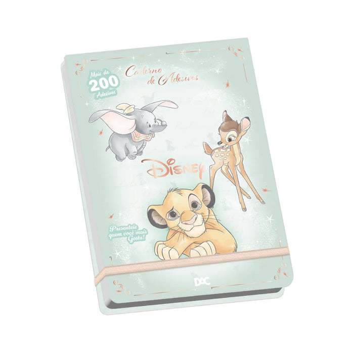 Caderno de Adesivos DAC 200 Adesivos 20 Folhas Disney Clássicos