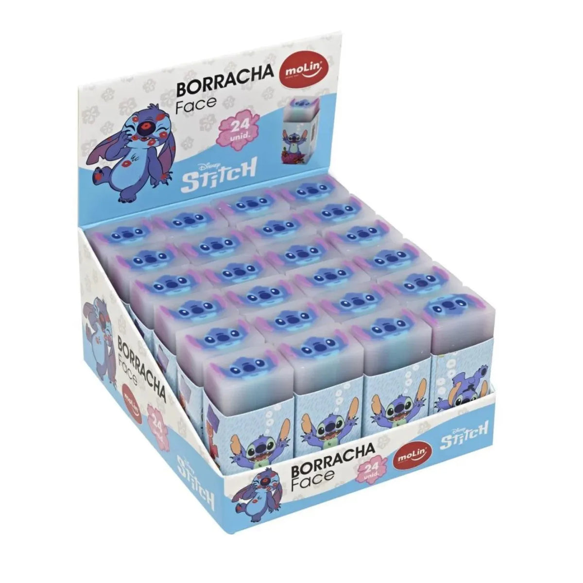 Borracha Face Stitch Molin com Capa Decorada