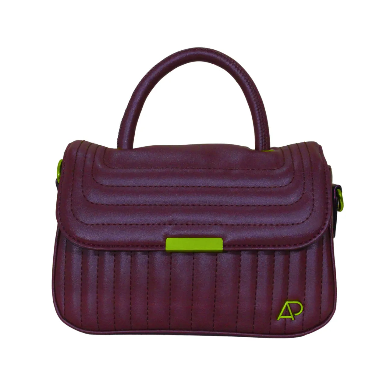 Bolsa Feminina Vinho Tiracolo Matelassê Alice Palucci