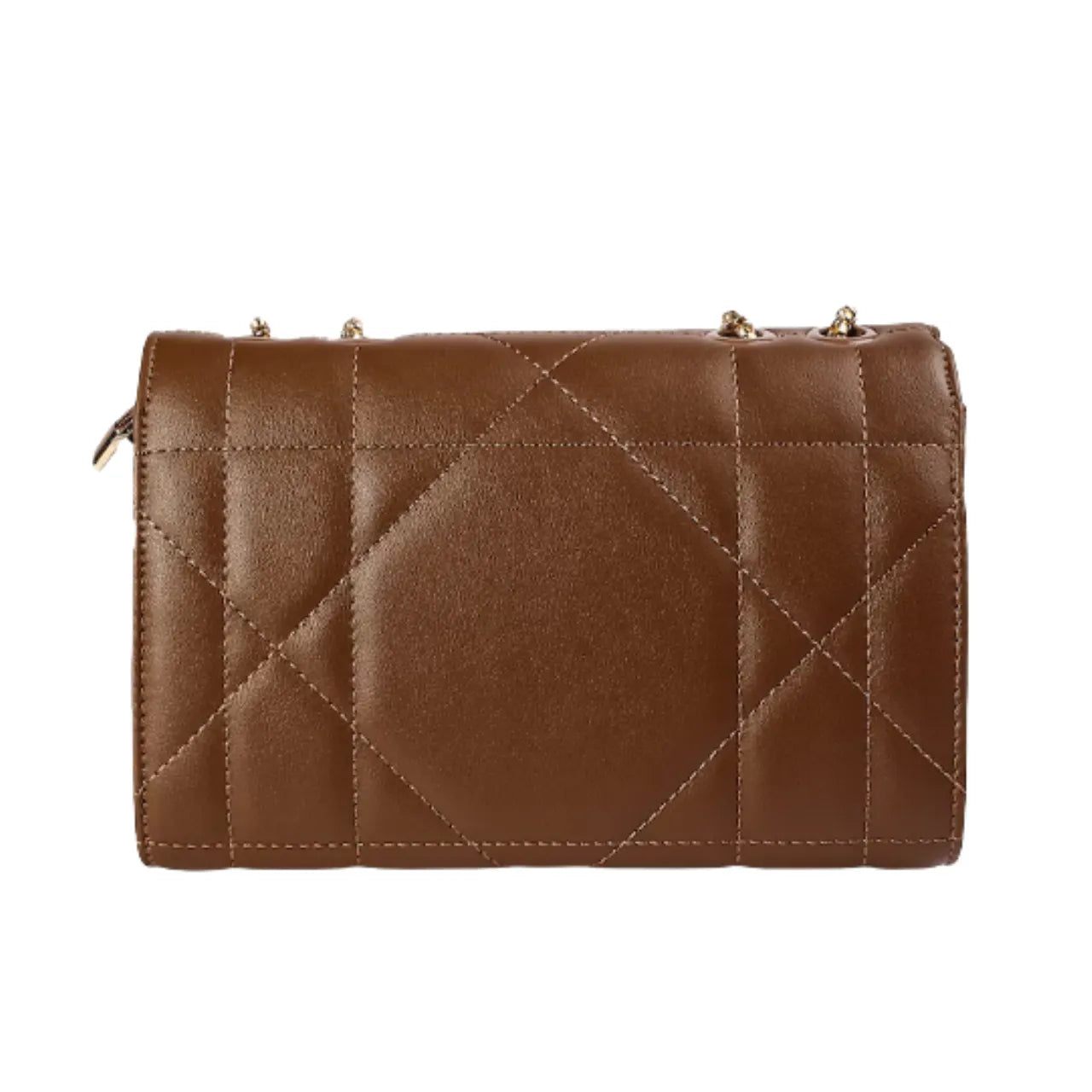 Bolsa Feminina Tiracolo Matelassê Marrom Alice Palucci
