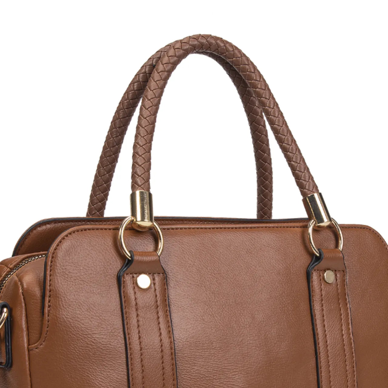 Bolsa Feminina Caramelo Estruturada Alice Palucci