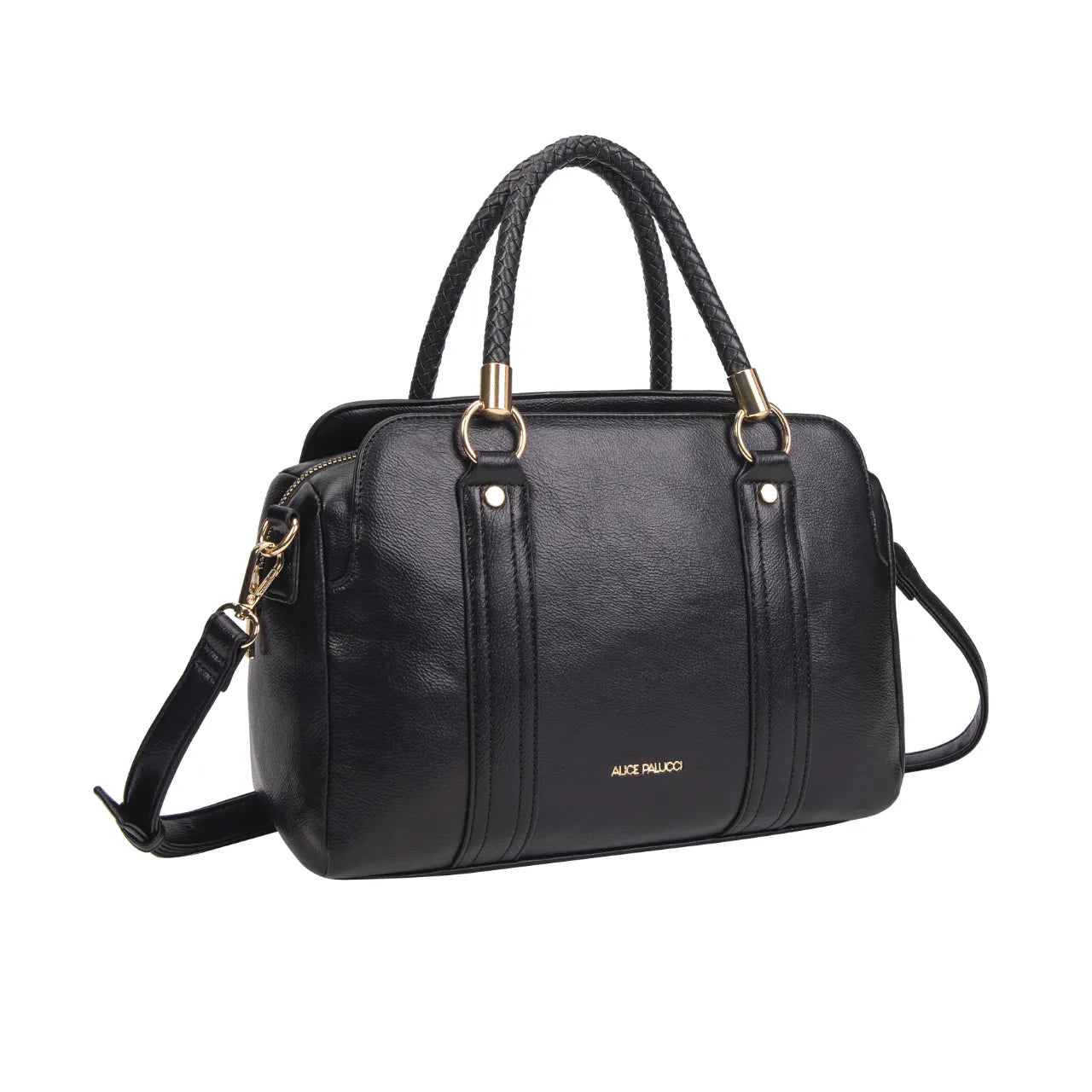 Bolsa Feminina Alice Palucci Caramelo Alça Trançada