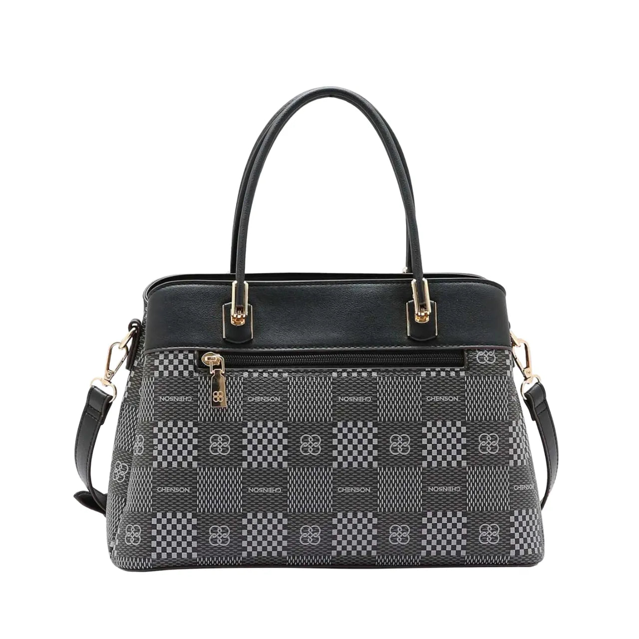 Bolsa Feminina Chenson Monograma Preta