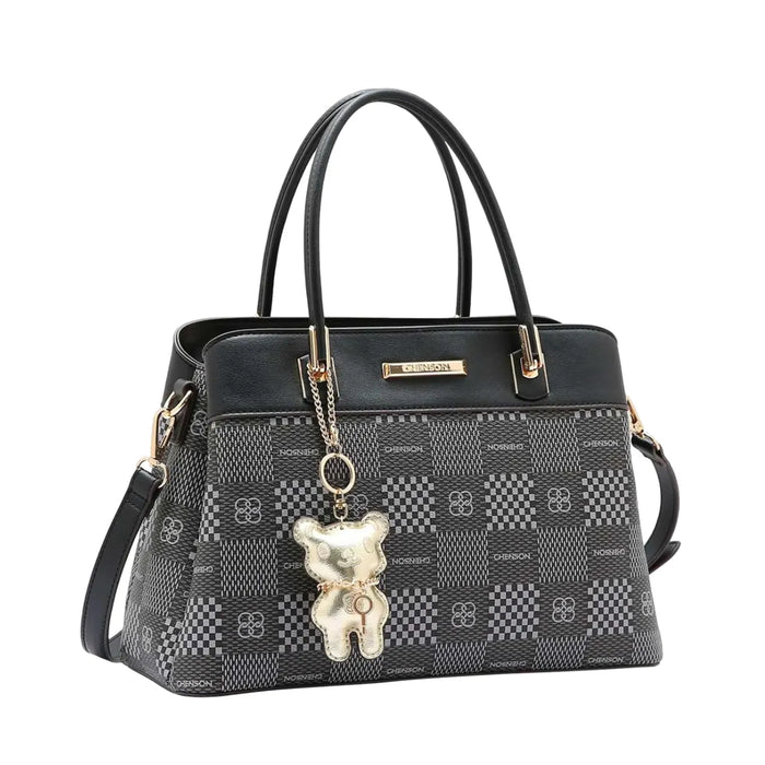 Bolsa Feminina Chenson Monograma Preta