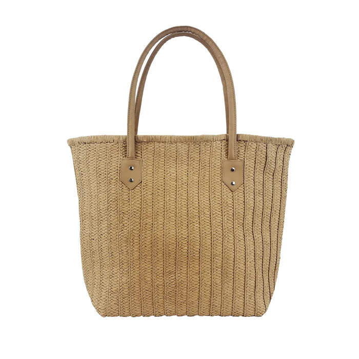 Bolsa de Palha Feminina Bege Alice Palucci