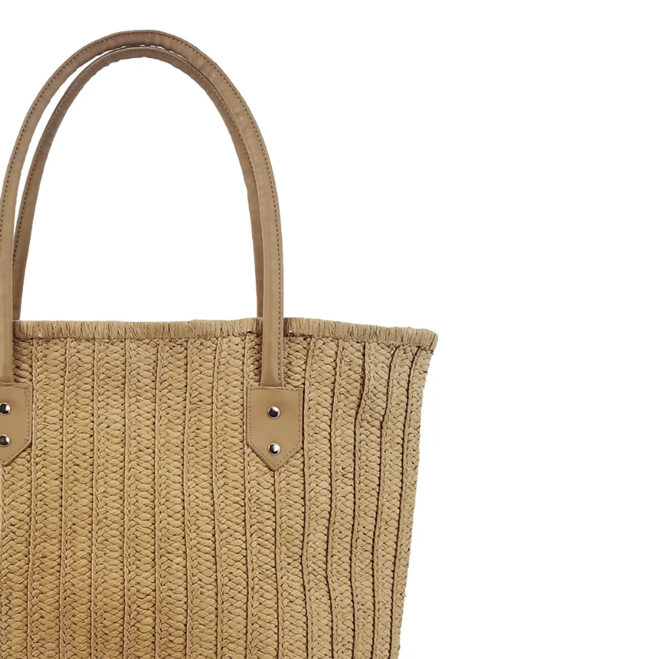 Bolsa de Palha Feminina Bege Alice Palucci