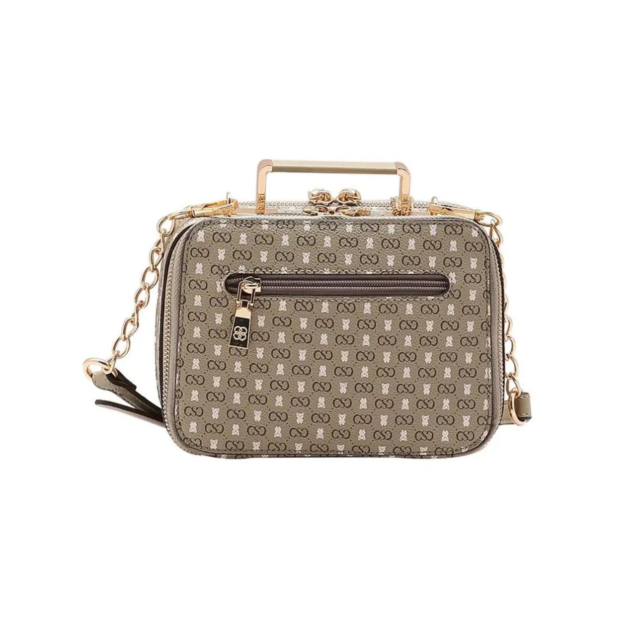 Bolsa Feminina Chenson Transversal Natural com Ursinho