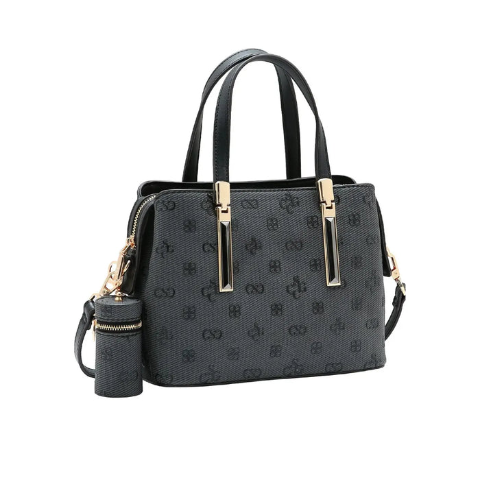 Bolsa Feminina Chenson Monograma Média Preta