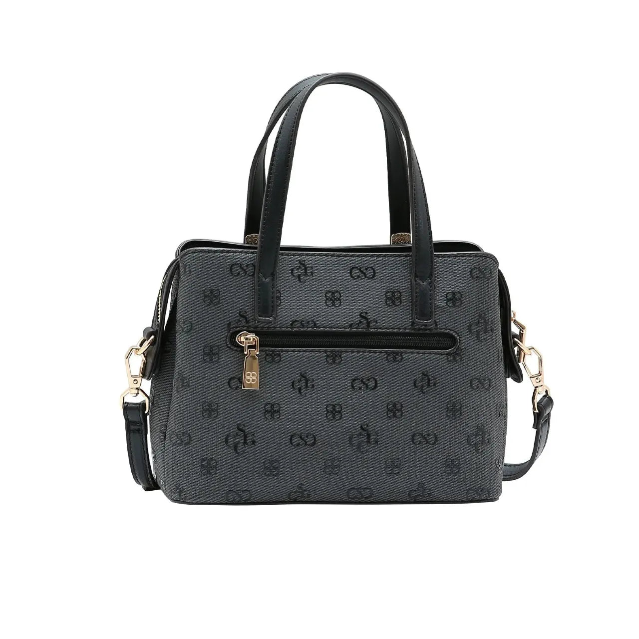 Bolsa Feminina Chenson Monograma Média Preta