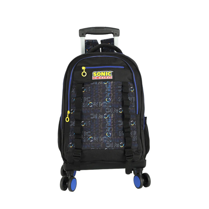 Mochila de Rodas Sonic Preta Giratória