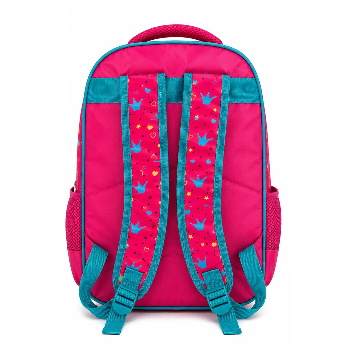 Mochila de Costas Princess 3d Rosa Ponto Verde