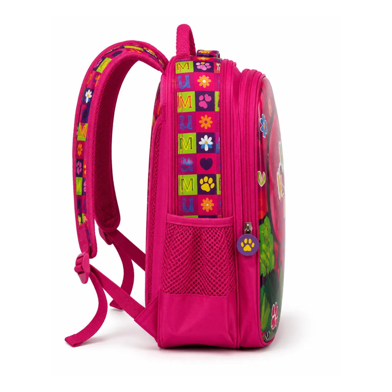 Mochila de Costas hi hi hi Rosa Infantil Ponto Verde