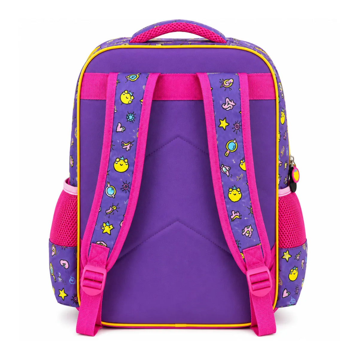 Mochila de Costas Princesas Roxo Ponto Verde Infantil