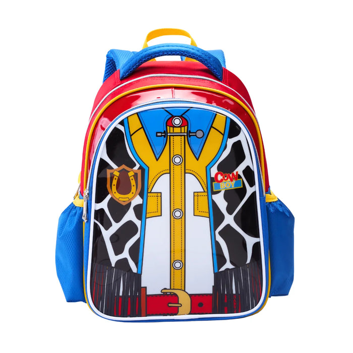 Mochila de Costas Cowboy Vermelha Infantil Denlex