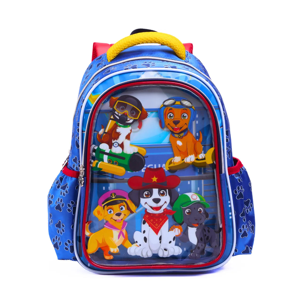 Mochila de Costas Doguinhos Azul Infantil Denlex