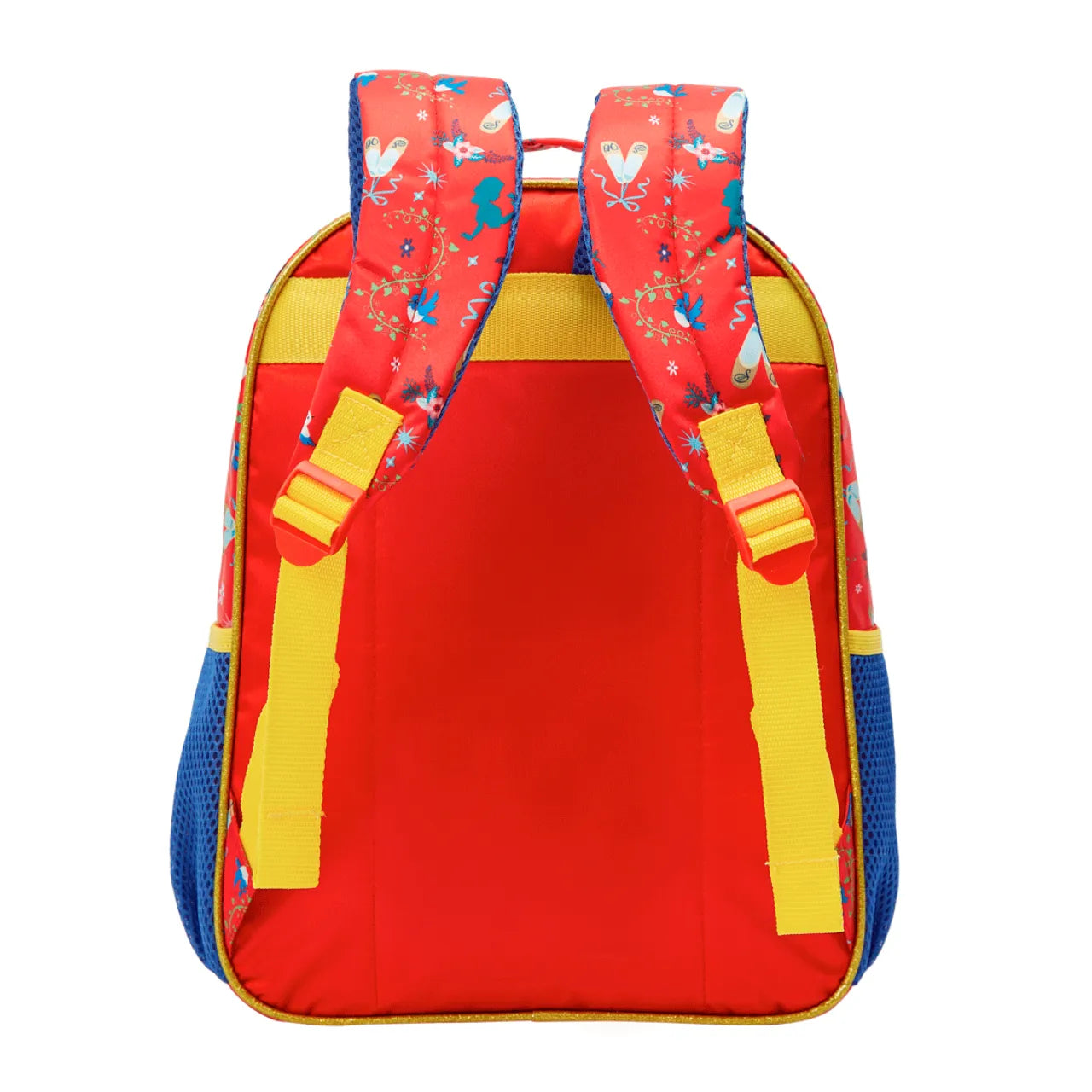 Mochila de Costas Branca de Neve Xeryus Infantil Escolar com Bolsos Laterais