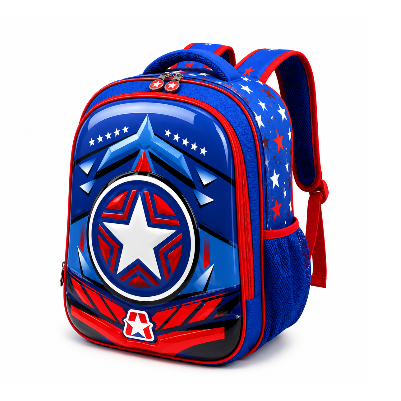 Mochila de Costas America Azul e Vermelho 3d