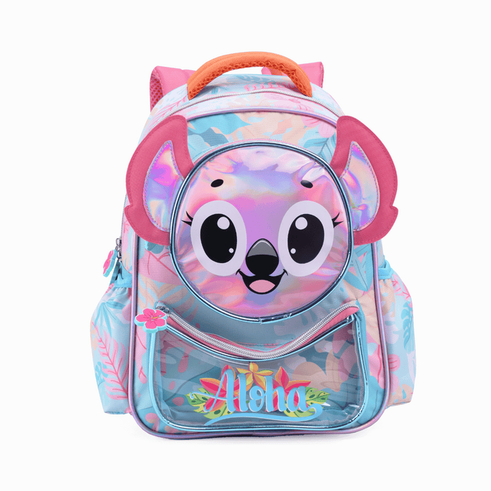 Mochila de Costas Aloha Pink Infantil Denlex