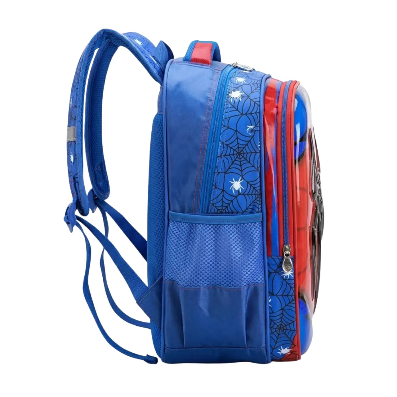 Mochila de Costa Aranha Alto Relevo Azul Escolar Ponto Verde