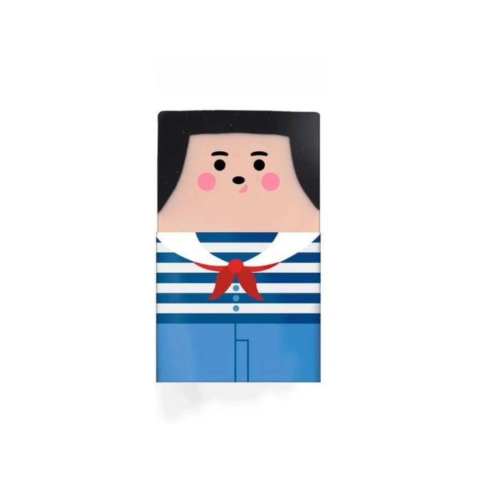 Borracha Decorada Calvinho Azul Tilibra