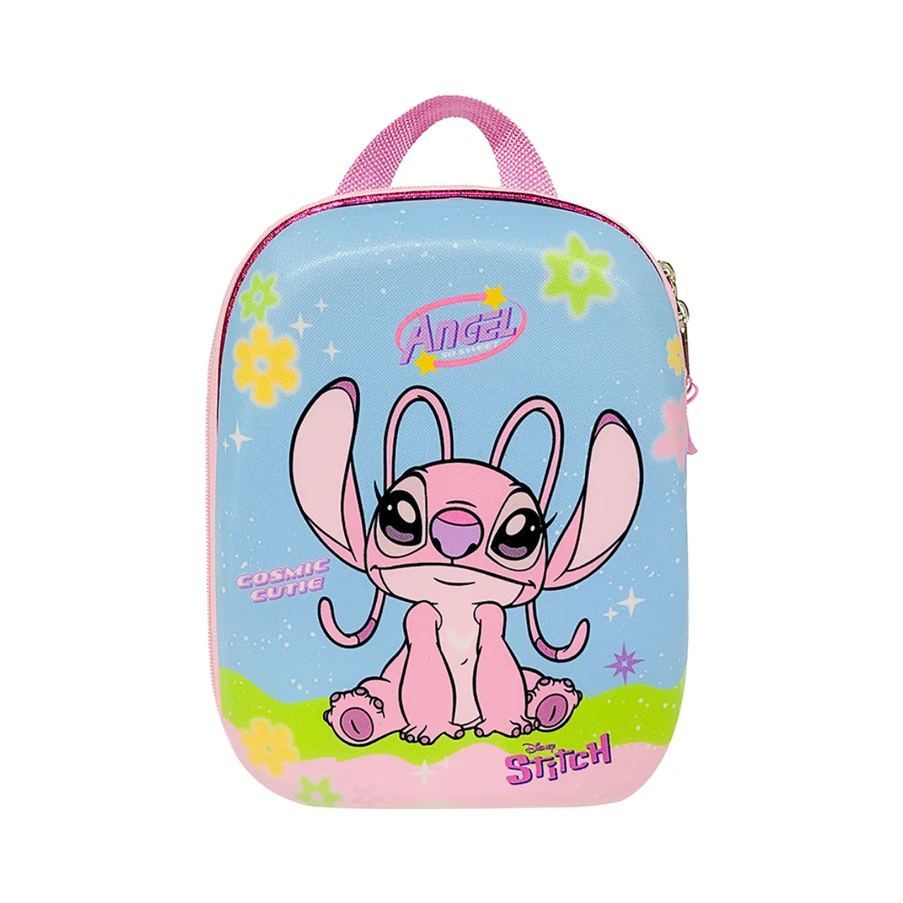 Kit Mochila de Rodinha Angel Azul Infantil com Lancheira