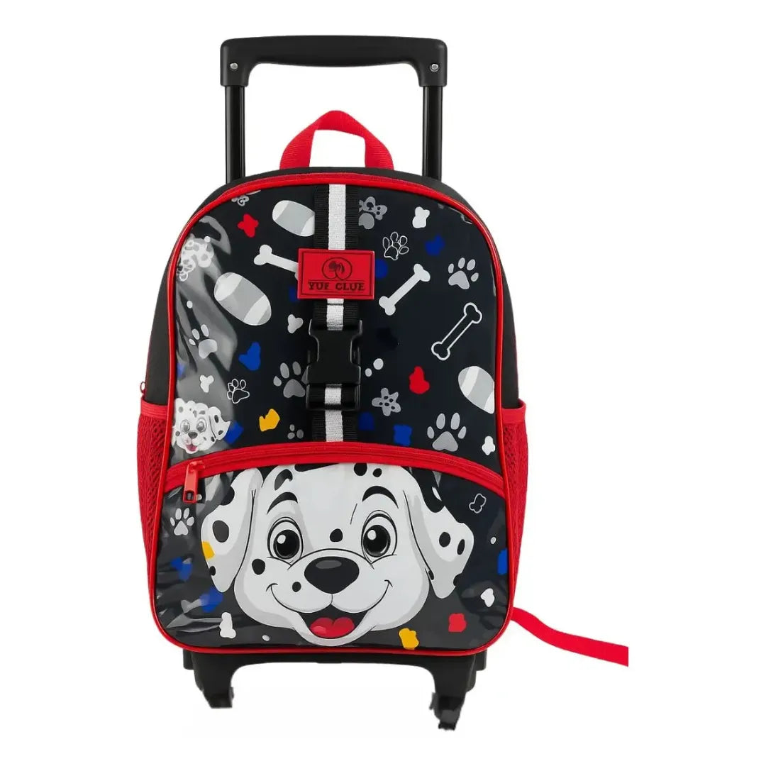 Kit Mochila de Rodinhas Masculina Preta MIM6326-C Yepp 3 Peças