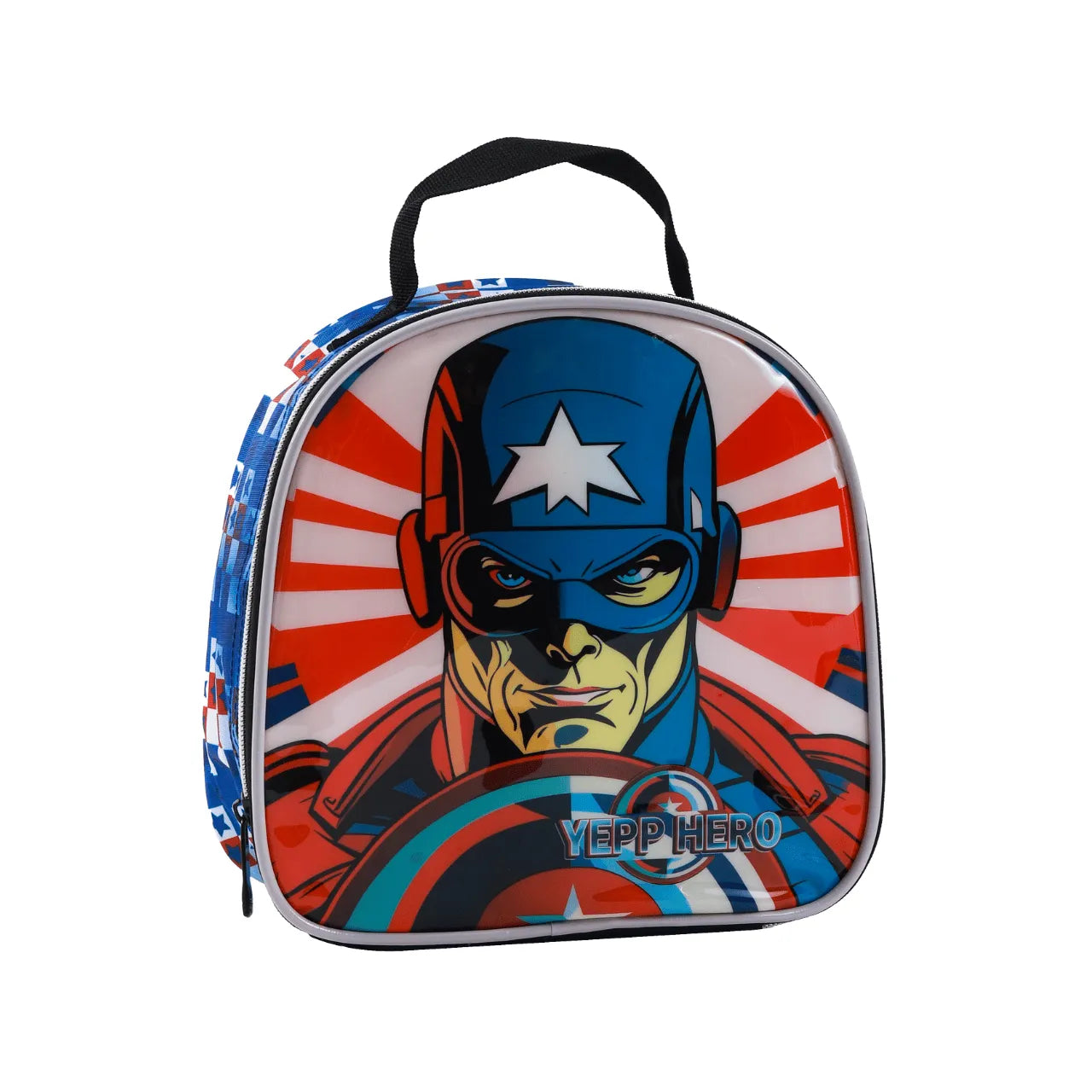 Kit Mochila de Rodinhas Masculina Preta Yepp 3 Peças