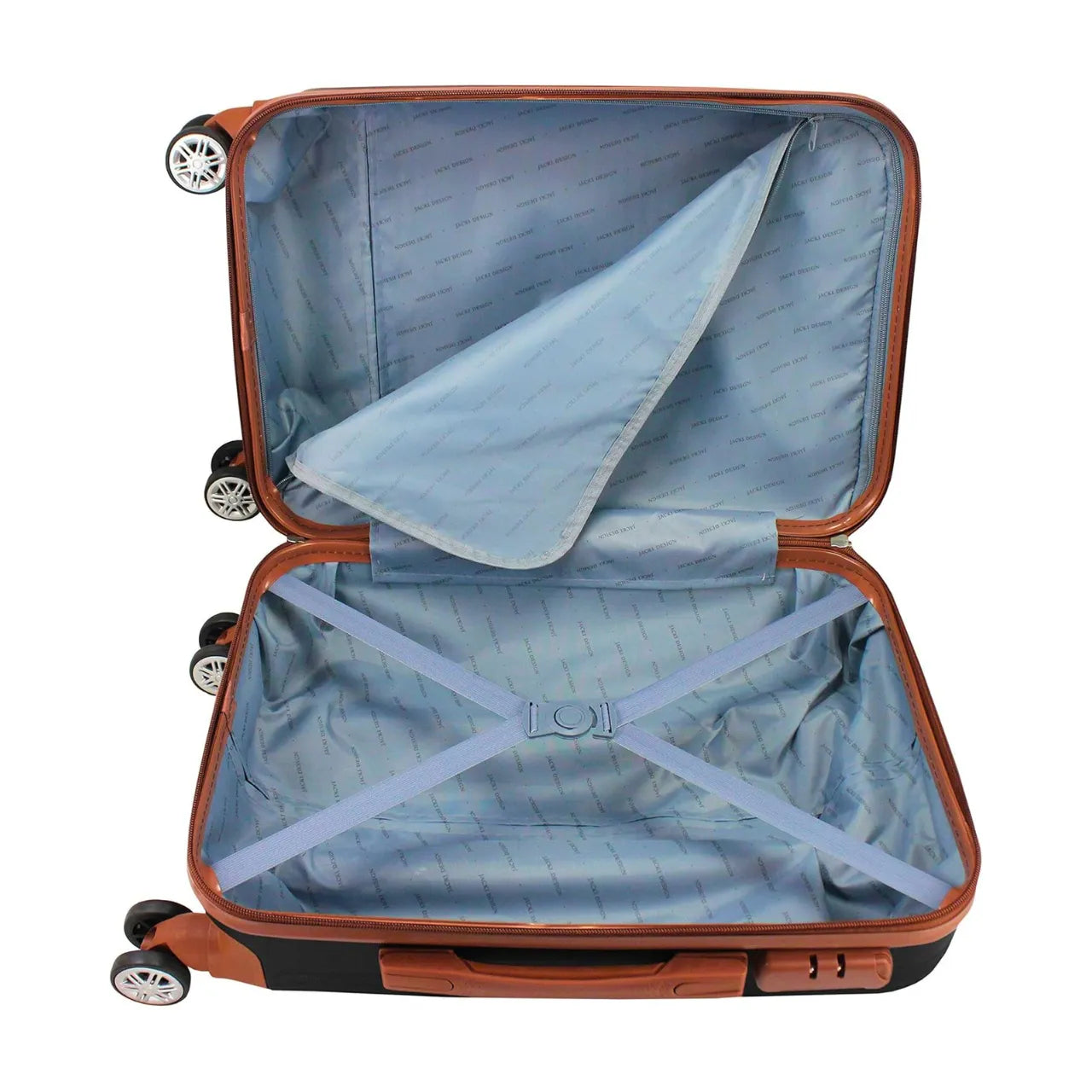 Kit Mala 23kg Viagem com Frasqueira Policarbonato Azul