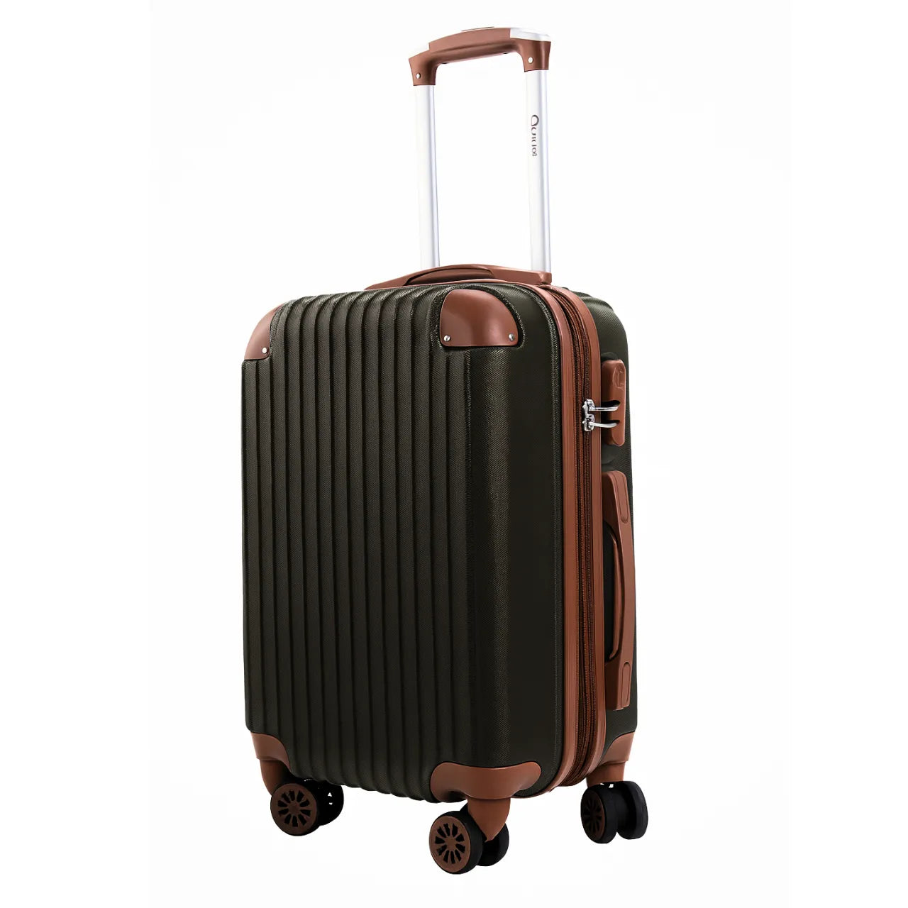 Kit Mala de Bordo 10kg Preta Policarbonato com Frasqueira
