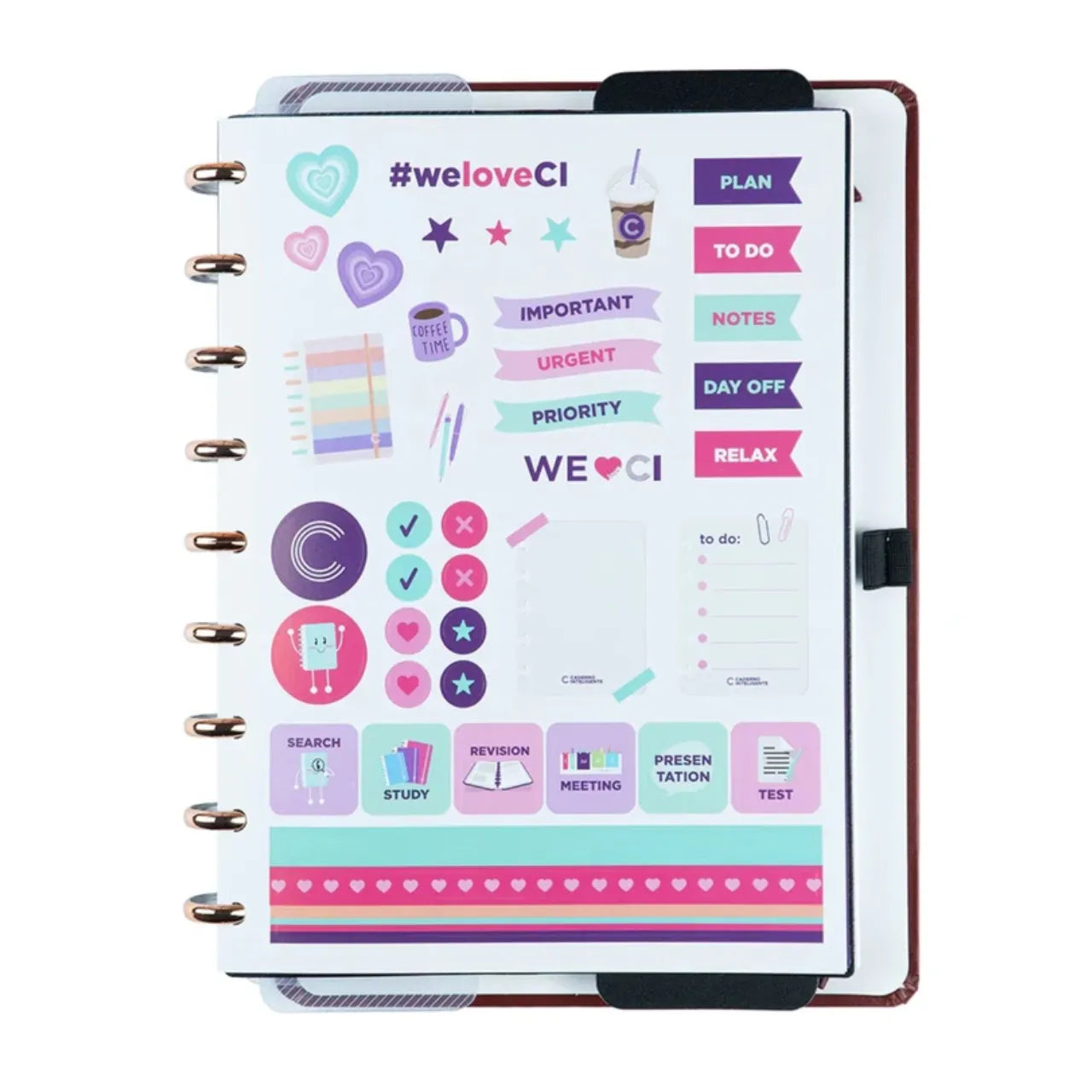 Caderno Inteligente Médio Mocha