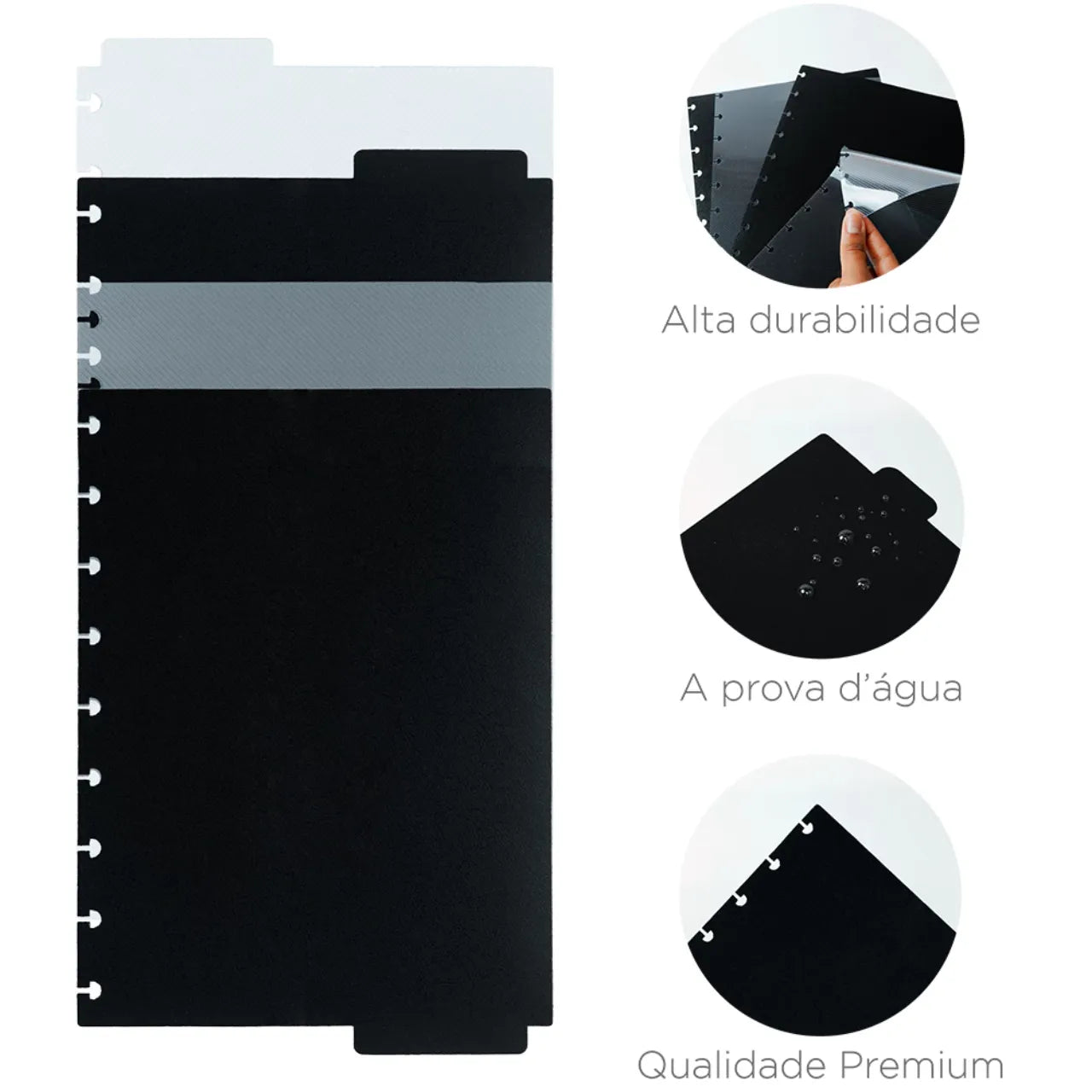 Caderno Inteligente Médio Dark Blue
