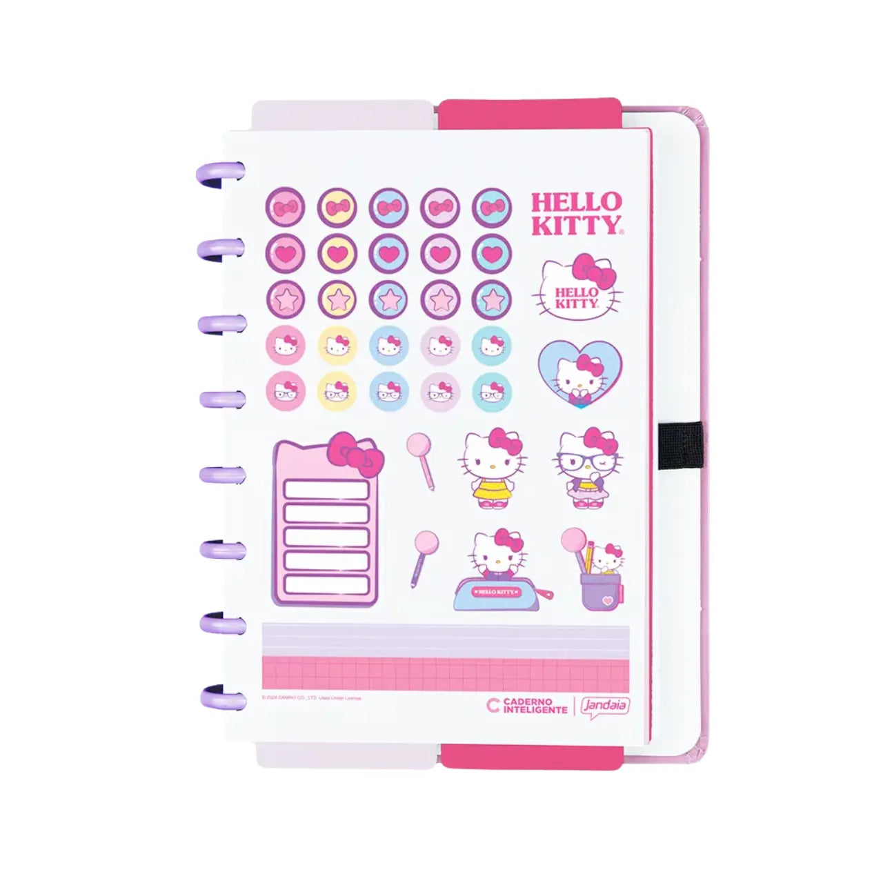 Caderno Inteligente Médio Hello Kitty