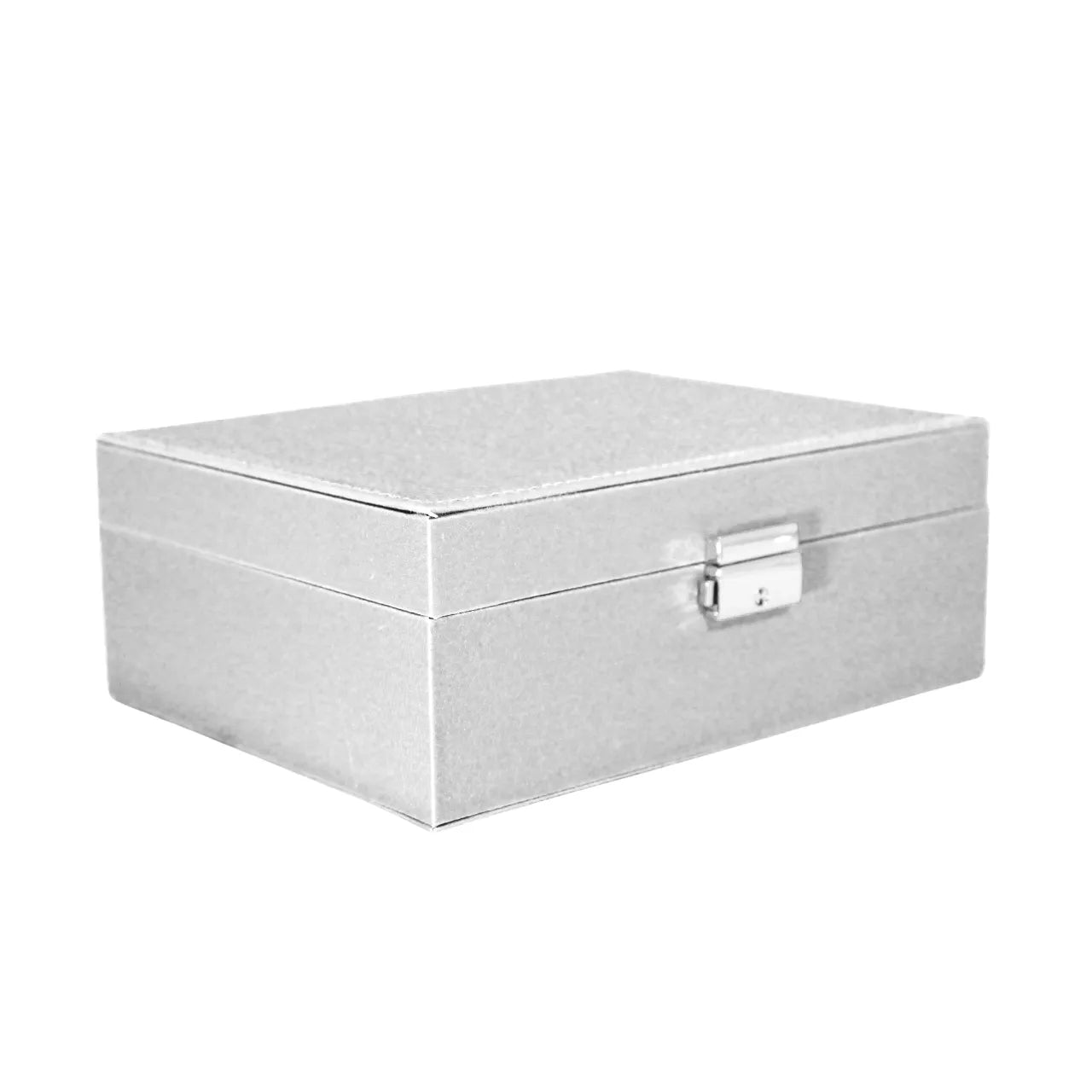 Porta Joias Iris Basic Branco com Chave