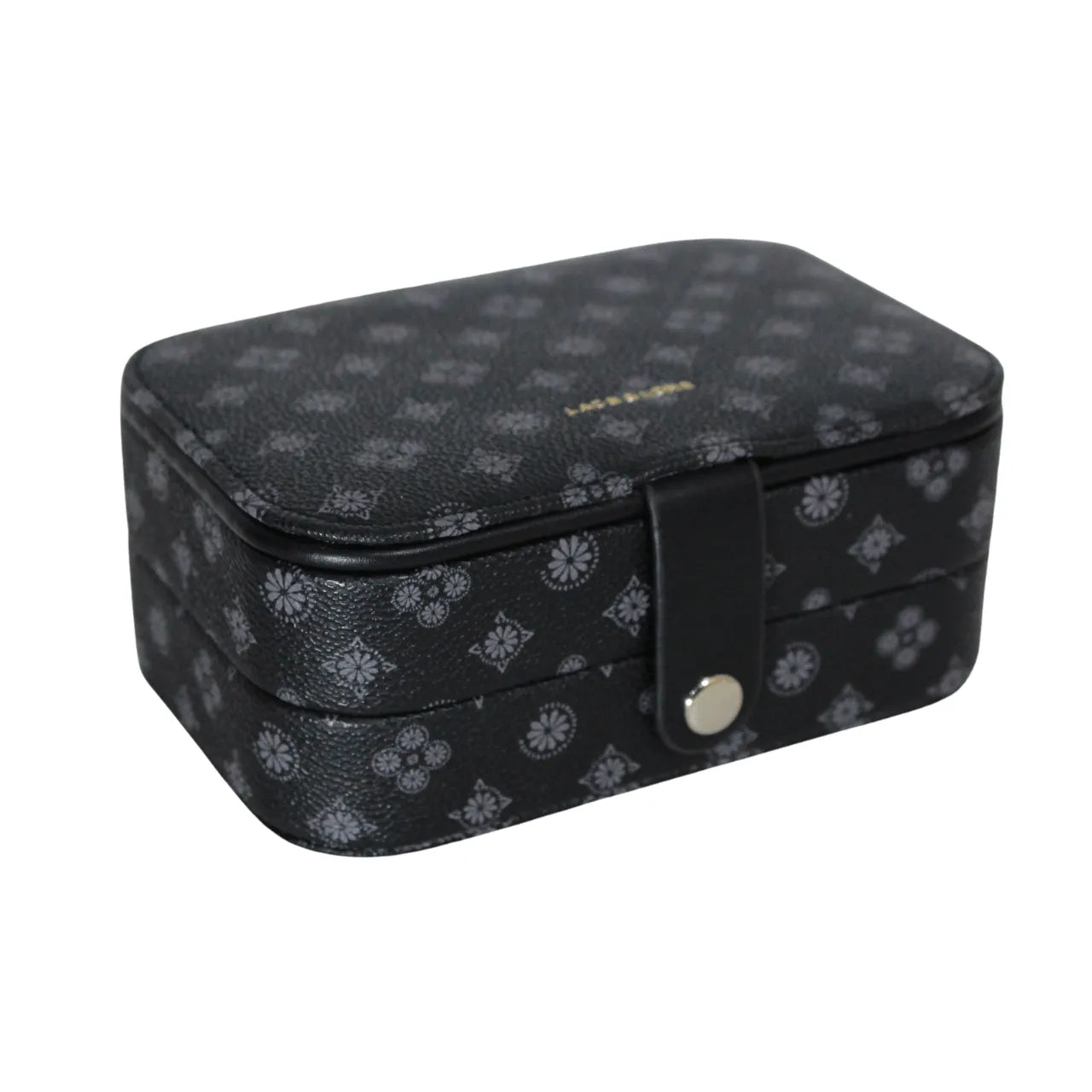Porta Joias Preto Lace Lore com Divisórias