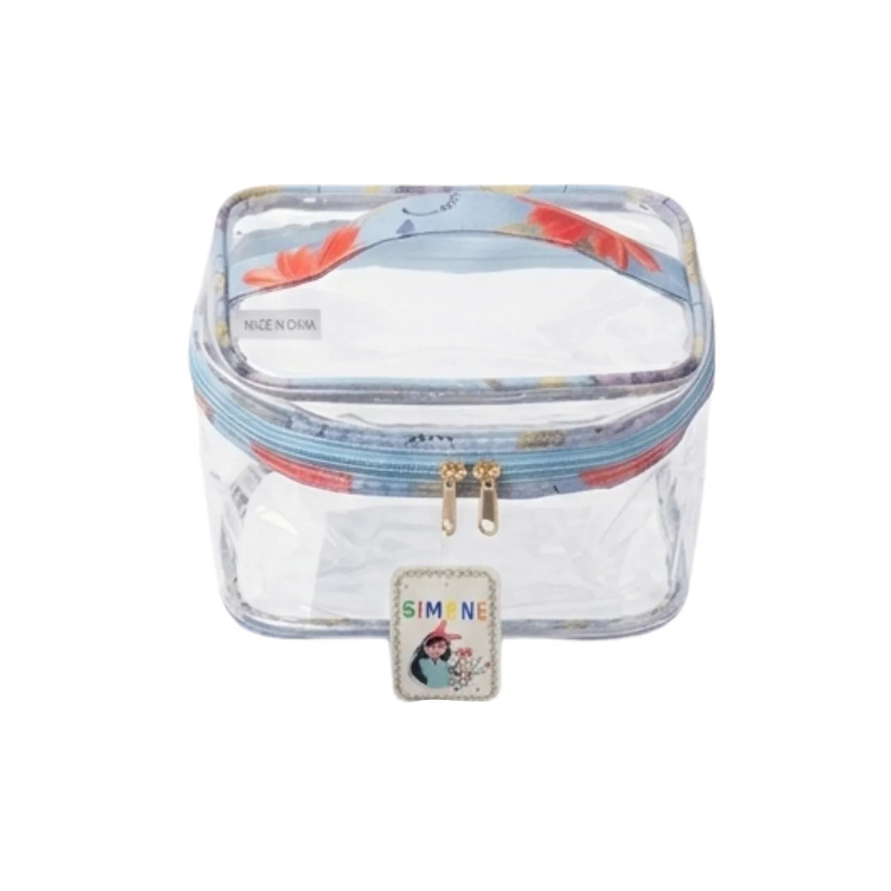 Kit Necessaire 4 Peças Floral Organizador