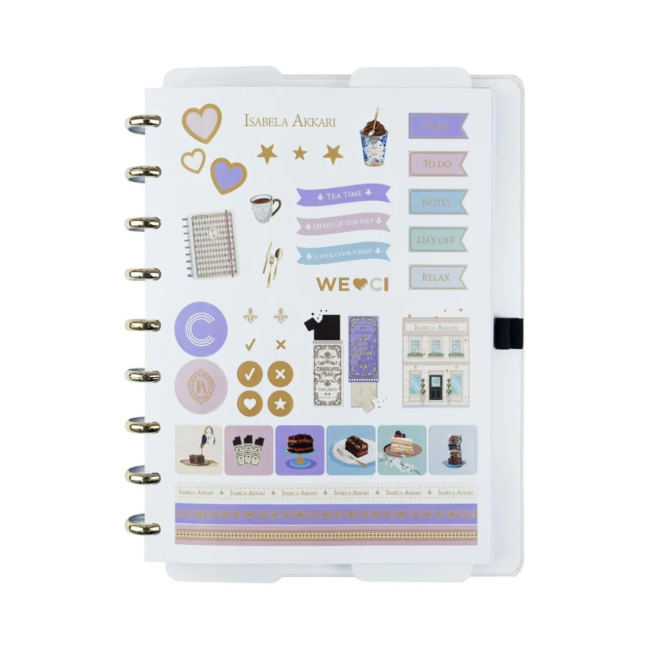 Caderno Inteligente Grande Purple Key Isabela Akkari