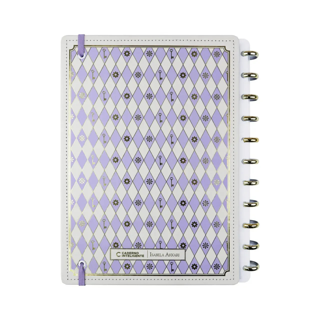 Caderno Inteligente Grande Purple Key Isabela Akkari
