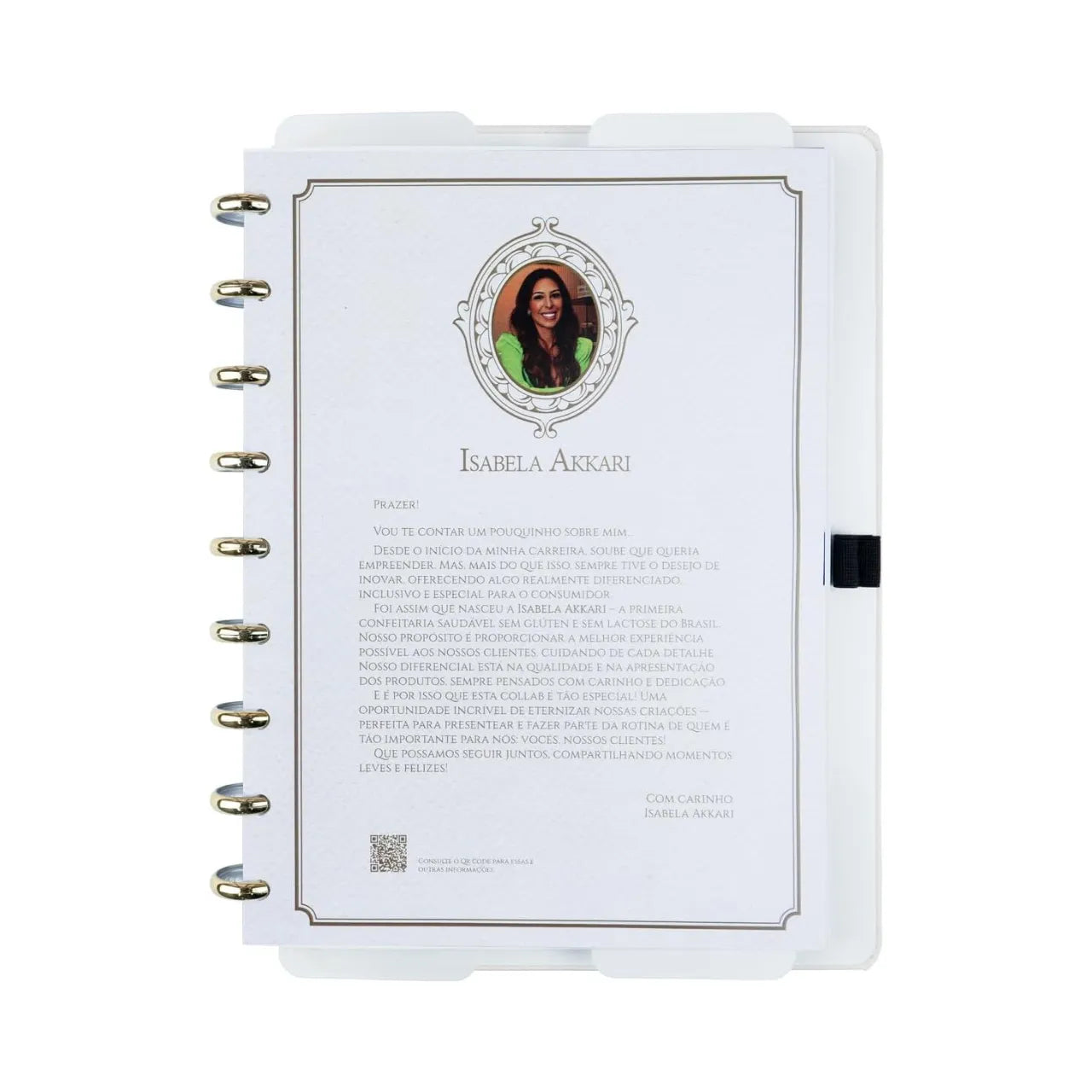 Caderno Inteligente Grande Purple Key Isabela Akkari