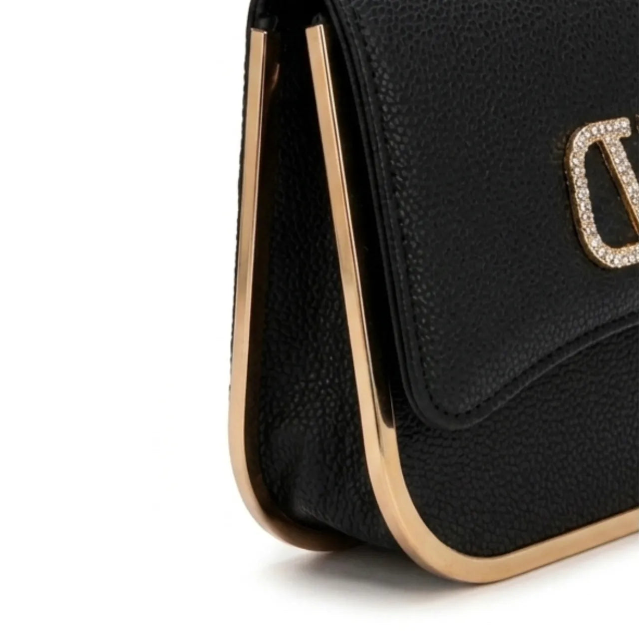 Bolsa Tira Colo Feminina Miki Bana Preta Elegante