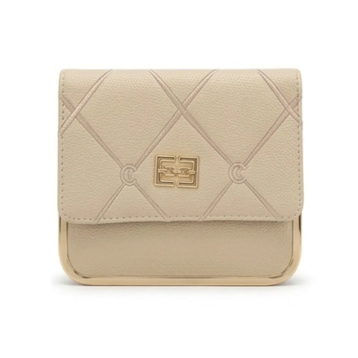 Bolsa Tira Colo Feminina Miki Bana Elegante Bege