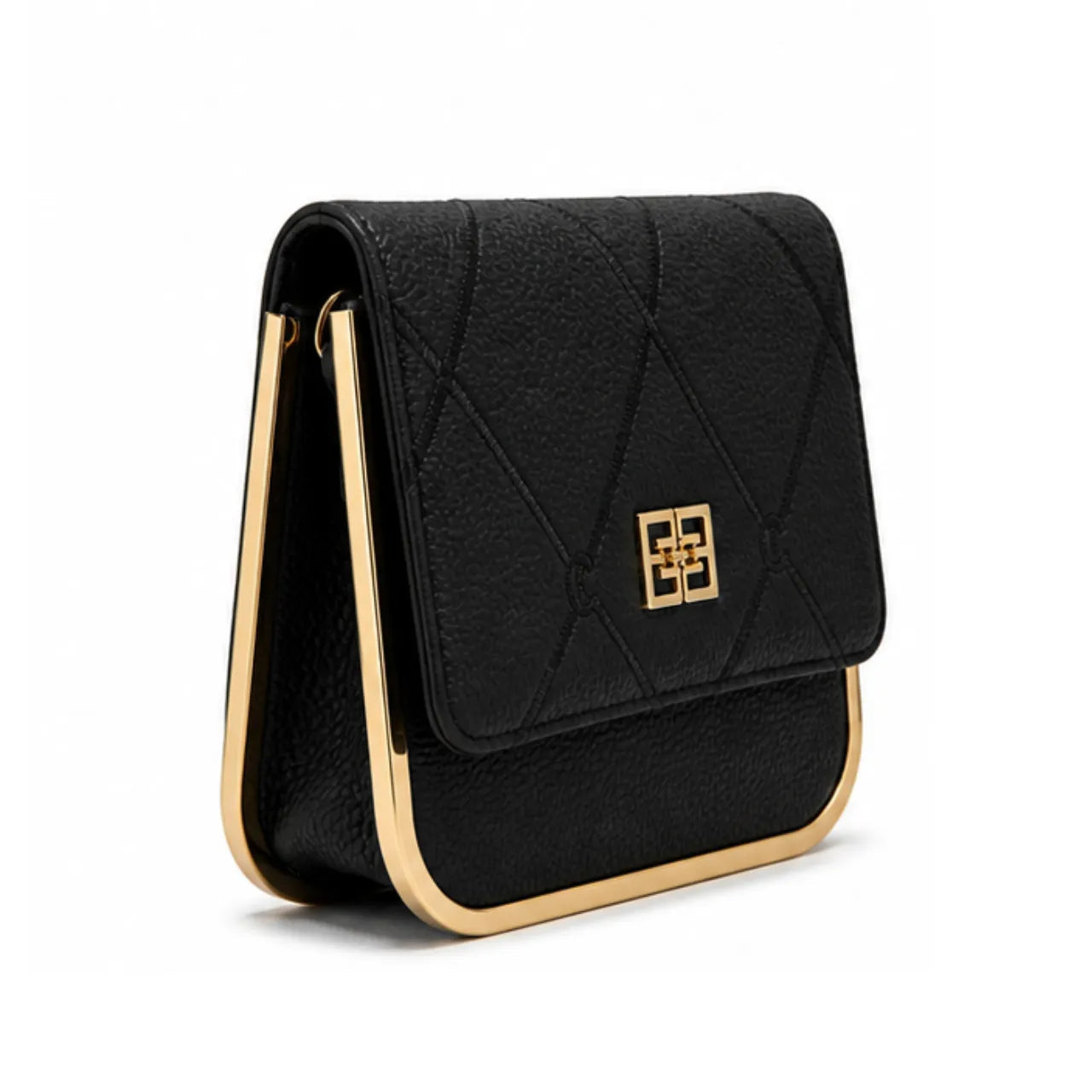 Bolsa Tira Colo Feminina Miki Bana Preta Elegante