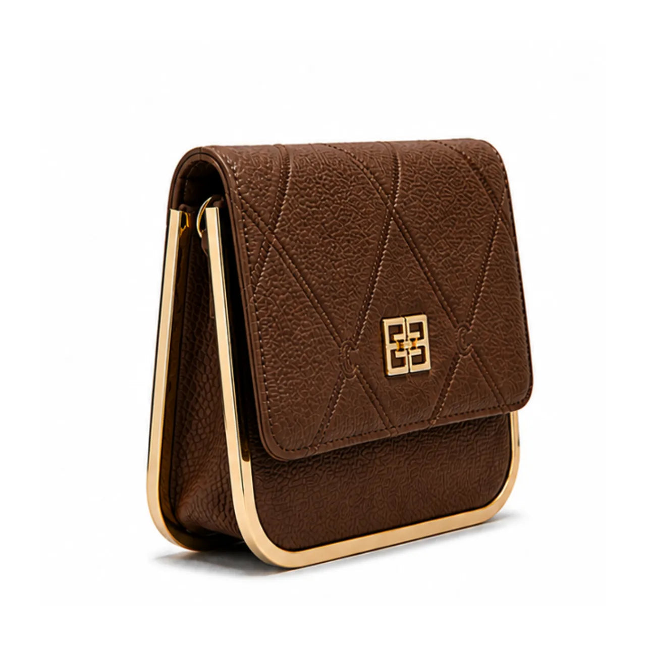 Bolsa Tira Colo Feminina Miki Bana Marrom Elegante