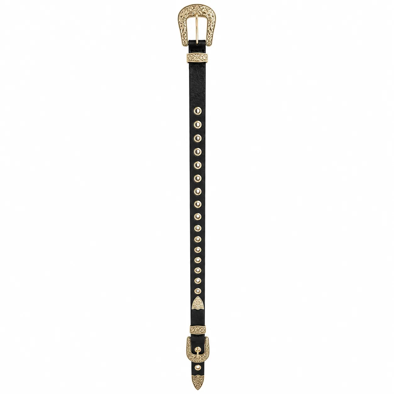 Cinto Feminino Strass Preto
