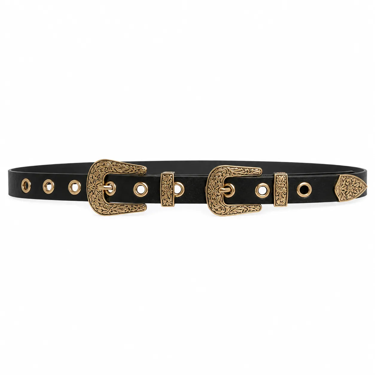 Cinto Feminino Strass Preto