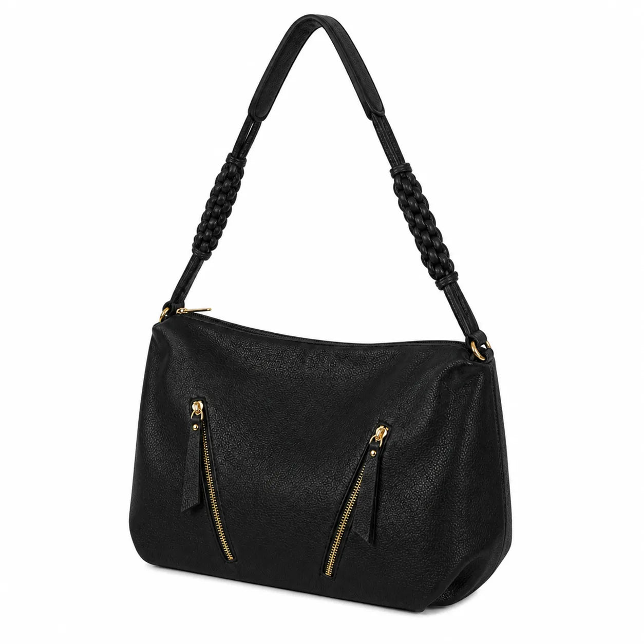 Bolsa Saco Feminina Miss Dong Preta Moderna e Espaçosa
