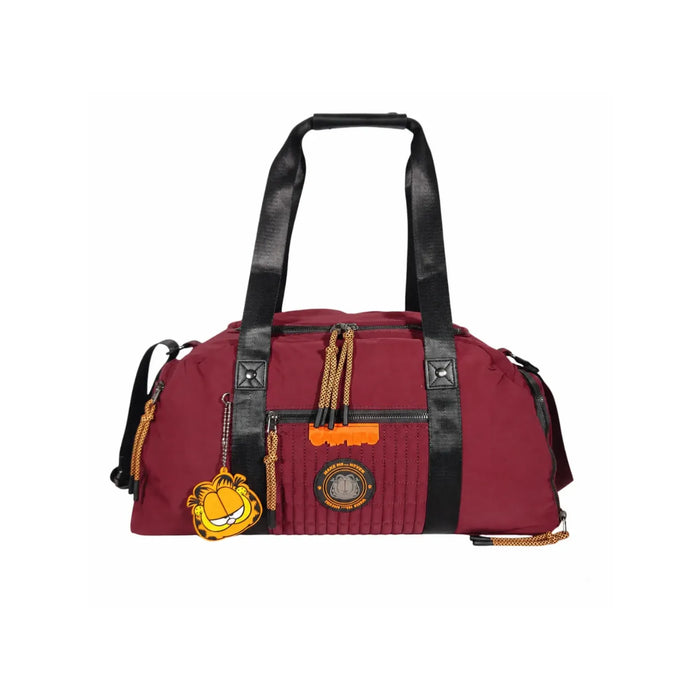 Bolsa Viagem Garfield Vinho Alça Transversal