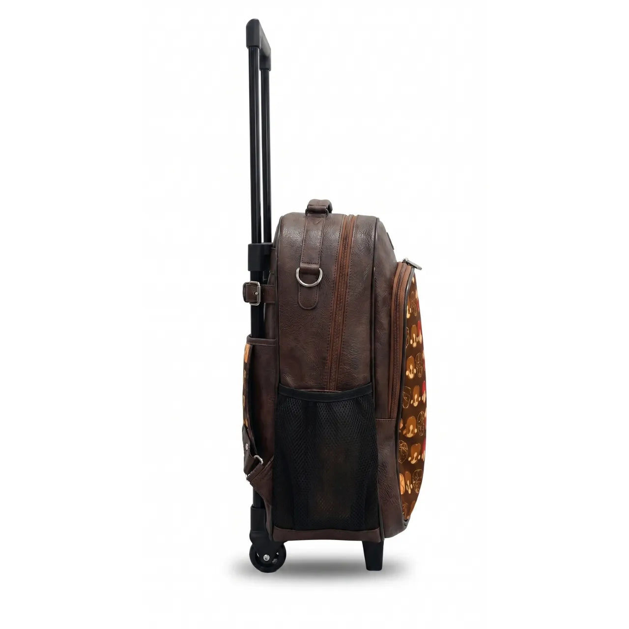 Mochila De Rodinhas Marron Macaquinhos Julie Henri