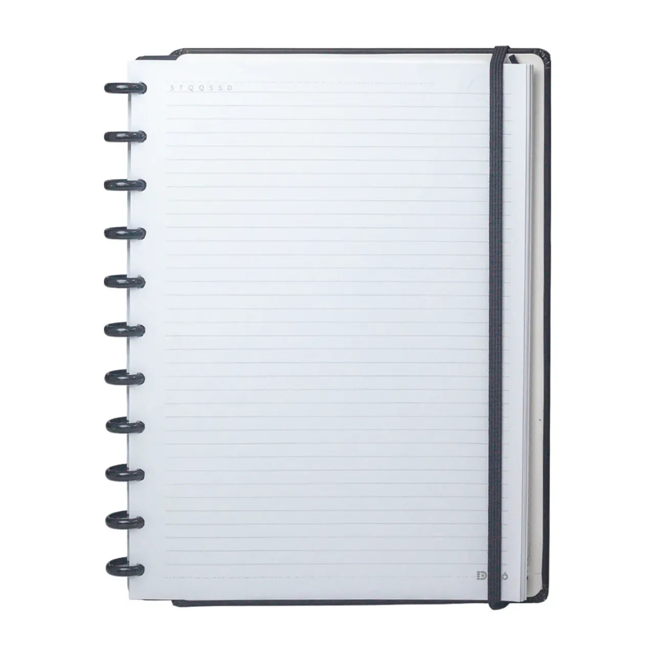 Caderno Diskô Médio Basic Black