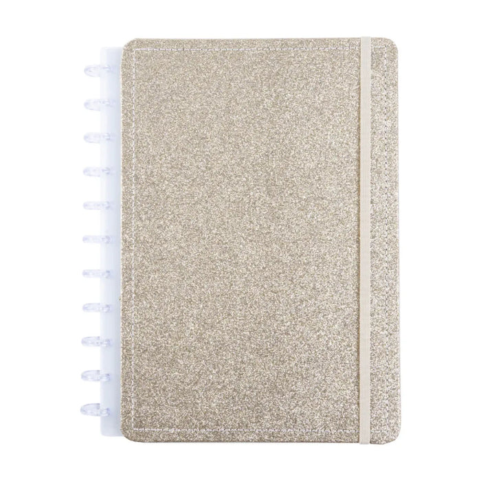 Caderno Diskô Grande Shine Dourado