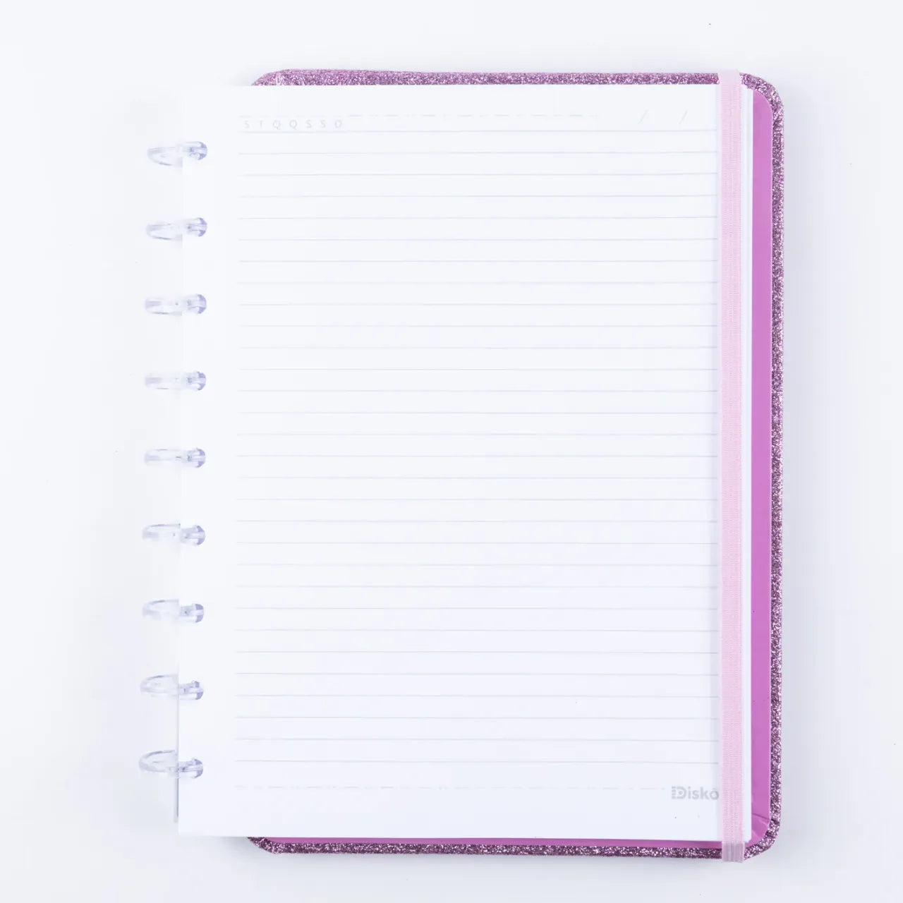 Caderno Diskô Grande Shine Rosa